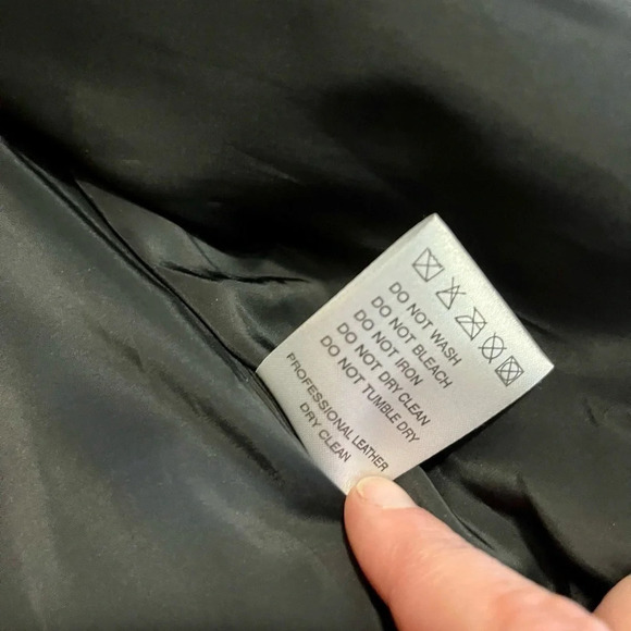 Nwot L’AGENCE Billie Black Croc Embossed Leather Double Breasted Moto Jacket XS - Picture 3 of 13